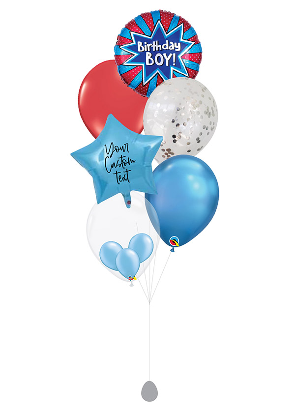 [BOUQUET] Customised Birthday Boy Burst