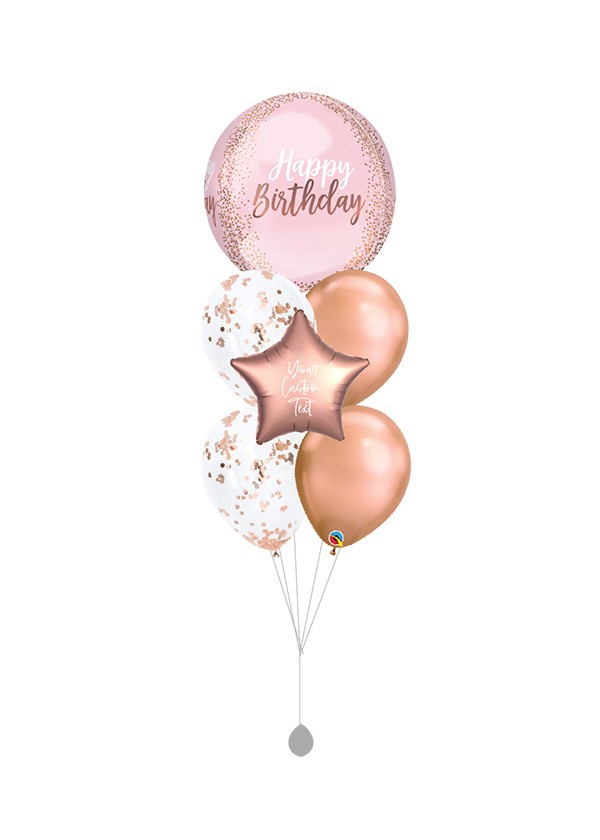 [BOUQUET] Birthday Pink Glitter Orbz 2