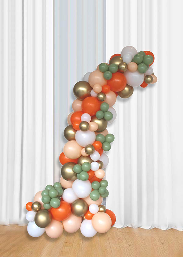 [Organic Balloon Garland] Woodland Theme Balloon Arch