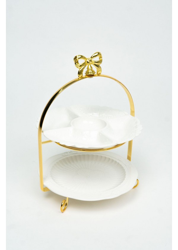 [RENTAL] 2 Tier High Tea Dessert Stand $14.00