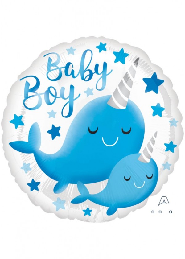 18" BABY Narwhal Baby Boy