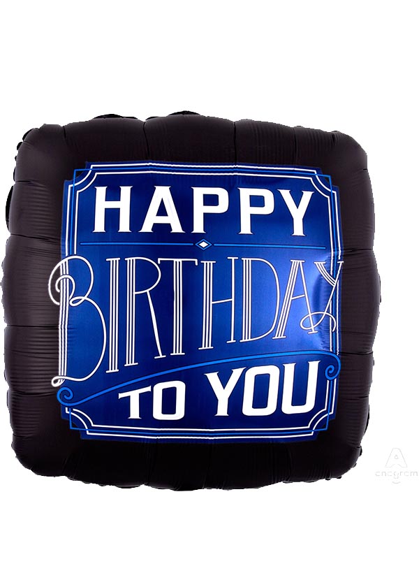 17" Happy Birthday Man