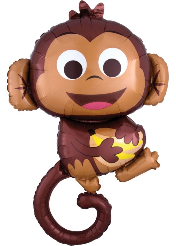 [Supershape] Happy Monkey 25" x 36"