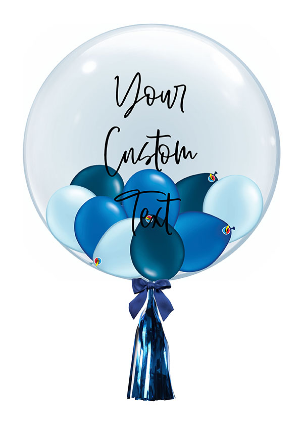 [CUSTOMISED BUBBLE] 24" Deep Blue Bubble