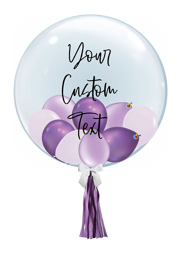 [CUSTOMISED BUBBLE] 24" Royal Purple Bubble