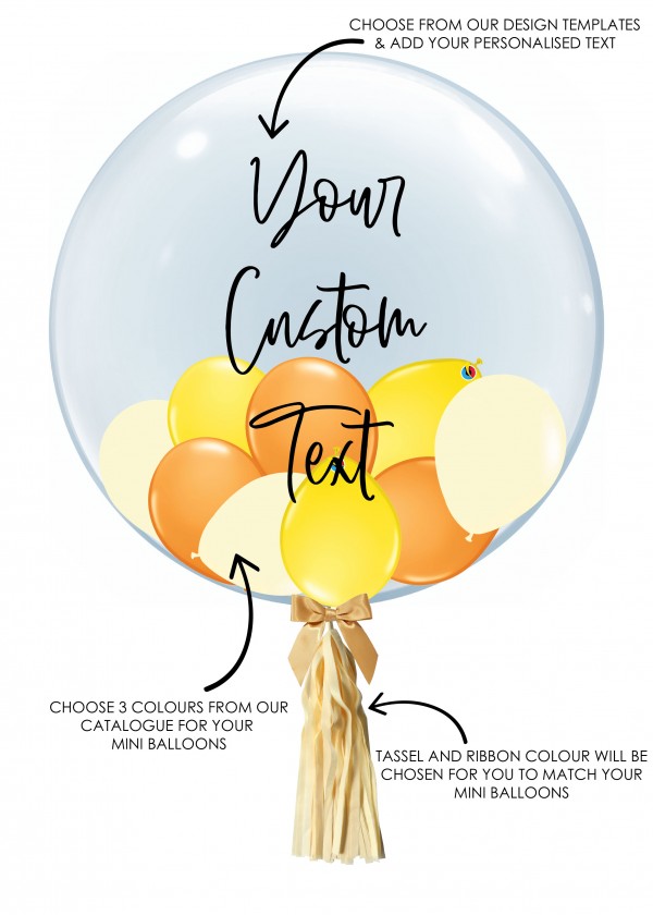 [BUILD-A-BUBBLE] 24" Customised Bubble Balloon