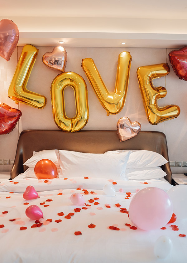 LOVE Anniversary Balloon Proposal Package