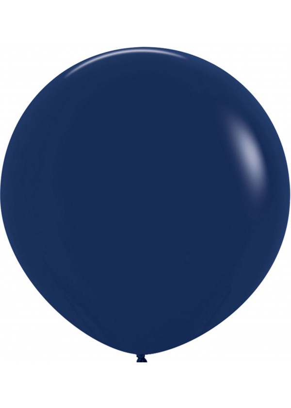 36" Round Latex Navy Blue