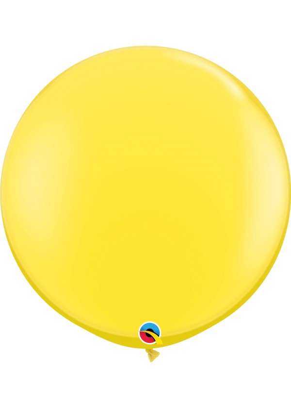 36" Round Latex Yellow