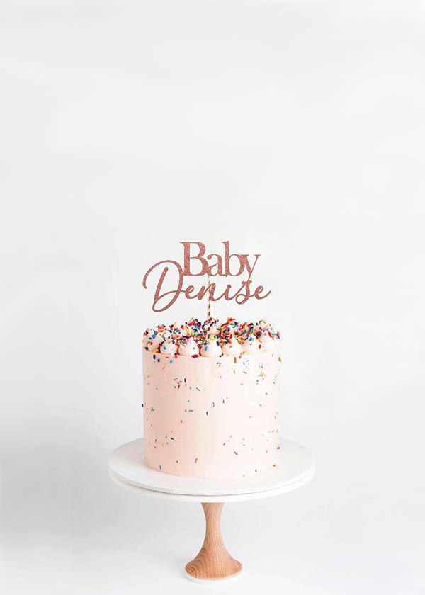 Cake Topper Baby *NAME*