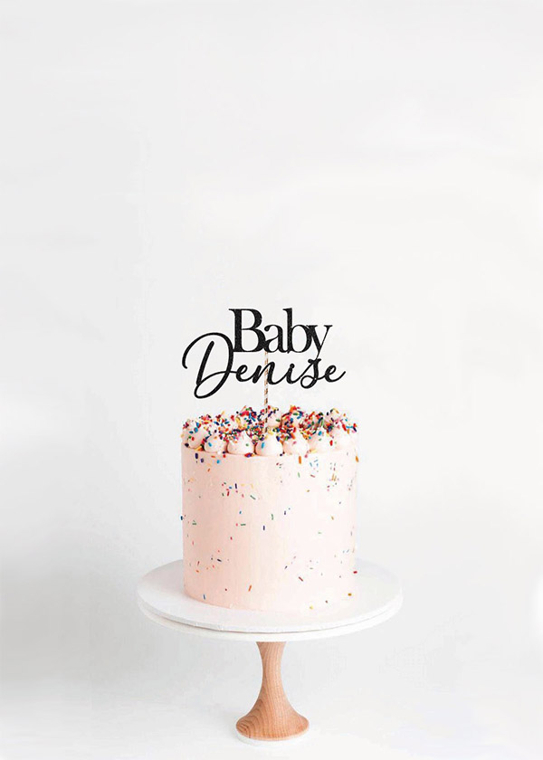 Cake Topper Baby *NAME*