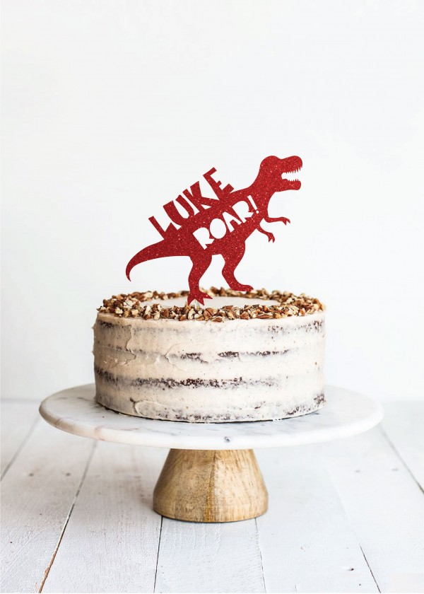 Cake Topper Dino Roar! *NAME*