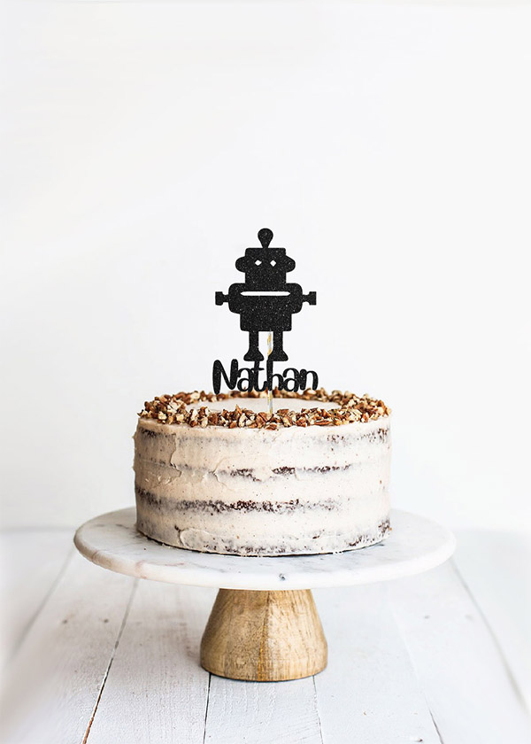 Cake Topper Robot