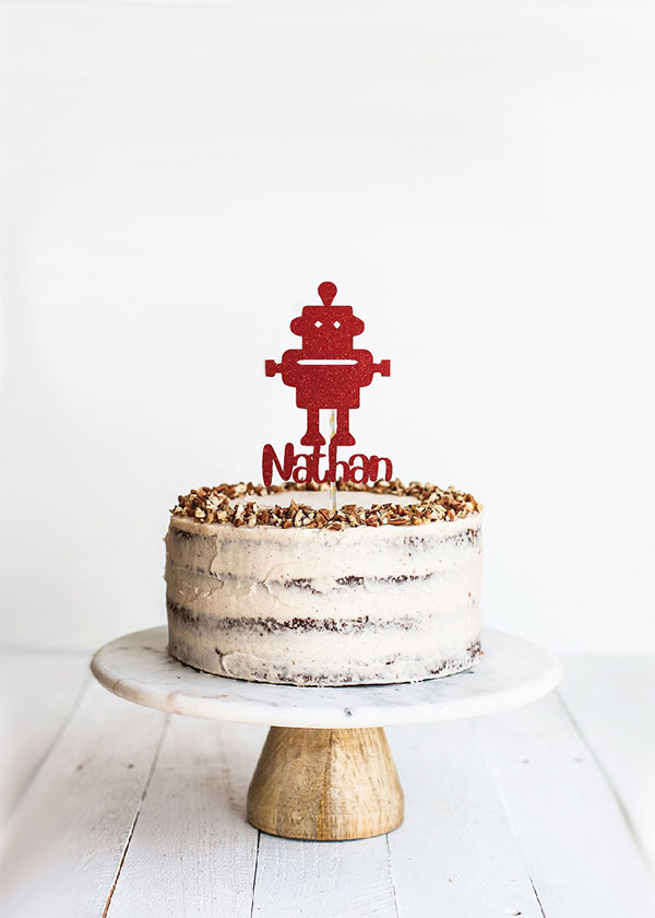 Cake Topper Robot